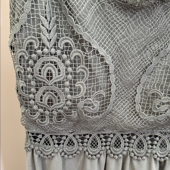 Topshop Olive Green Mini Dress - Picture 4 of 4